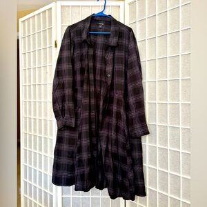 Button Front Shirt Kimono